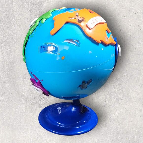 Learning Resources Puzzle Globe Educational Toy Continents Map Complete, EUC - Picture 4 of 9